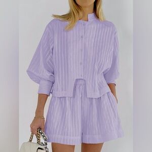 Commense Lavendar Set NWT